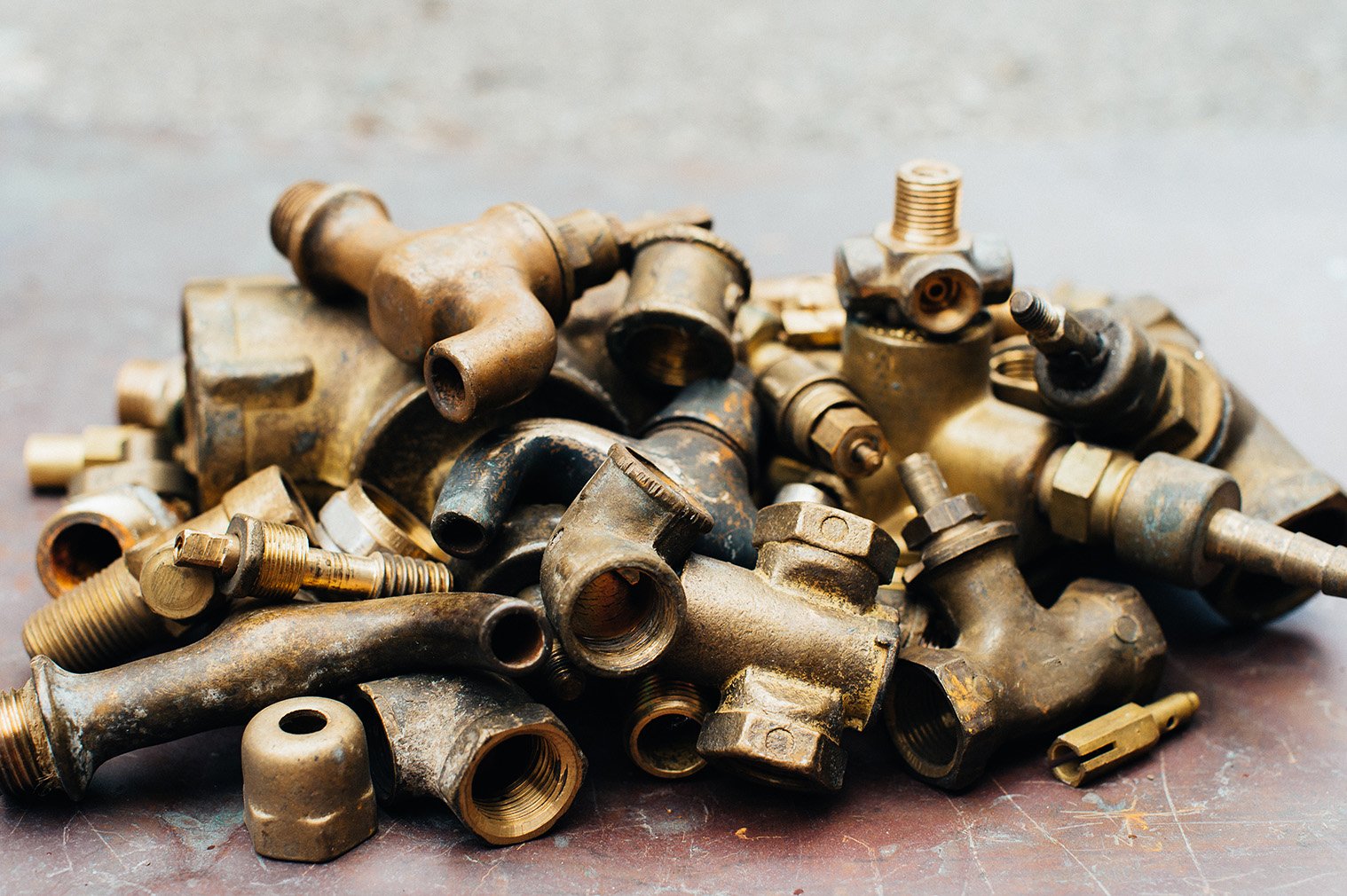 Yellow Brass Pieces