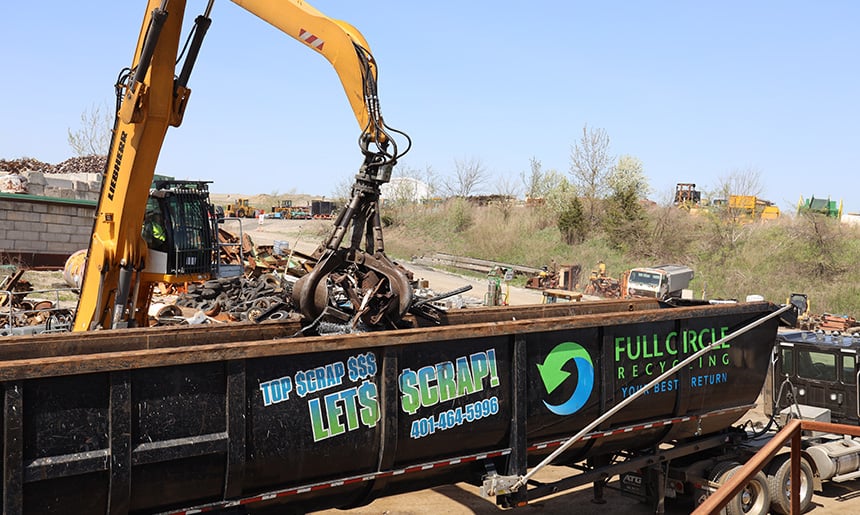Scrap Metal in Container Scrap Metal in Container